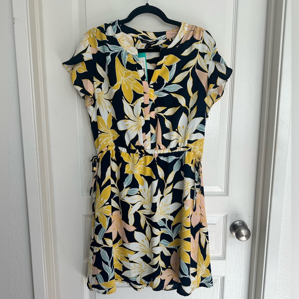 41 Hawthorn Mini Dress Spring Printed Size Medium